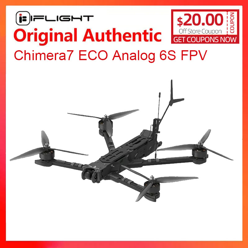 iFlight Chimera7 ECO Analog 6S - Iflight Blitz 1.6W 5.8G Vtx recension och pris