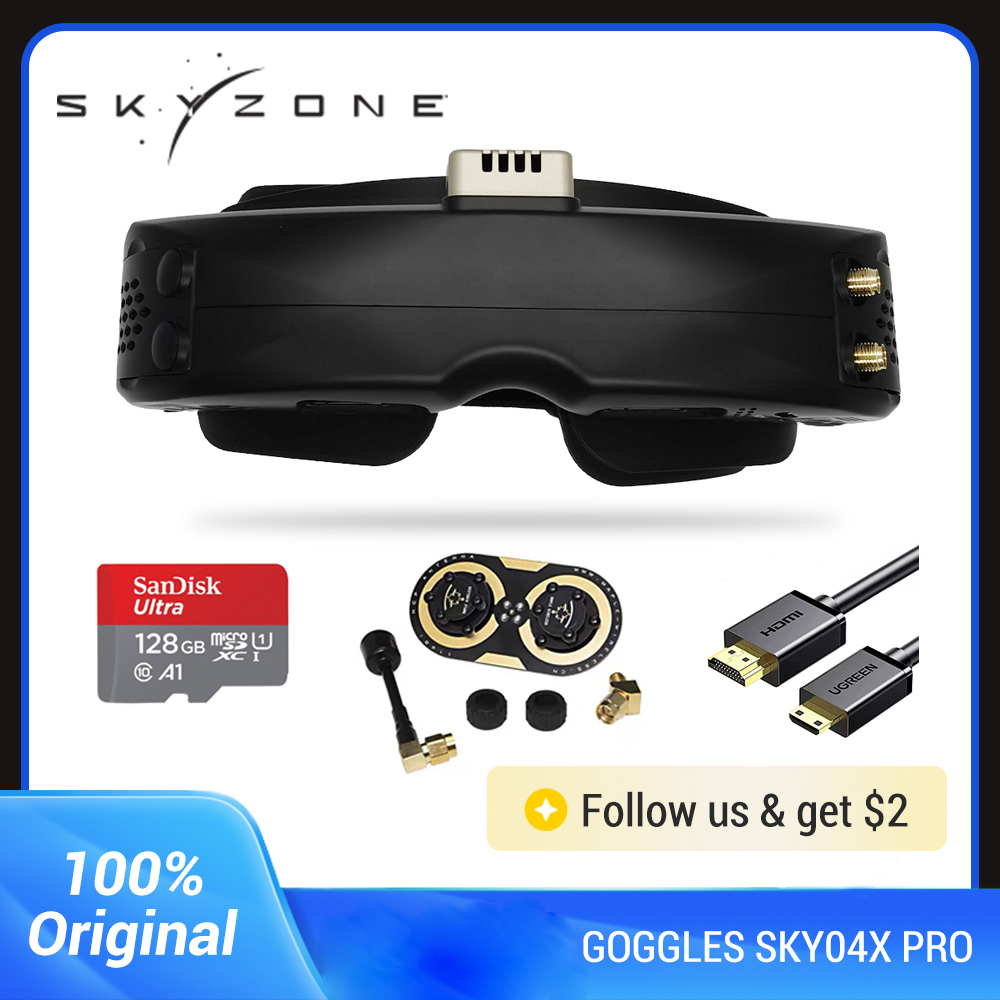 Skyzone SKY04X PRO 5.8GHz FPV  - Skyzone Sky04X Pro Oled Fpv Goggles recension och pris