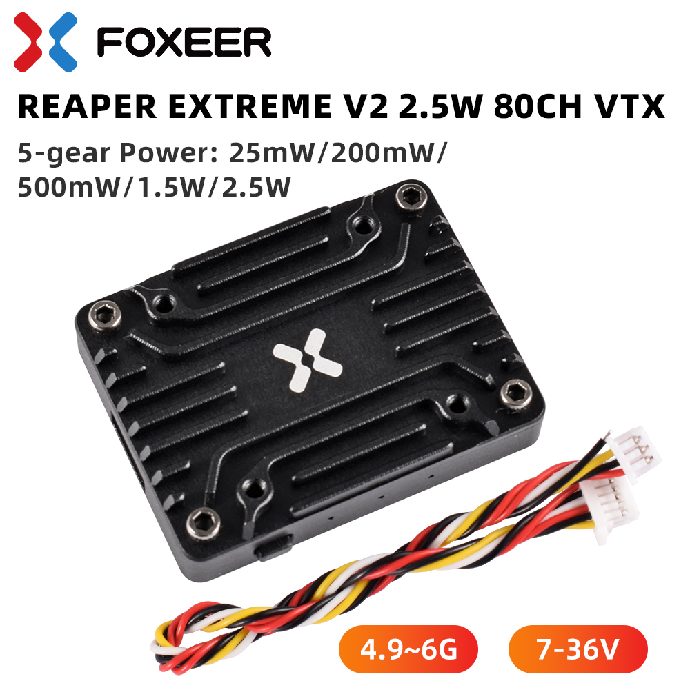 Foxeer 4.9-6G Reaper Extreme V - Foxeer Reaper Extreme 2.5W Vtx recension och pris