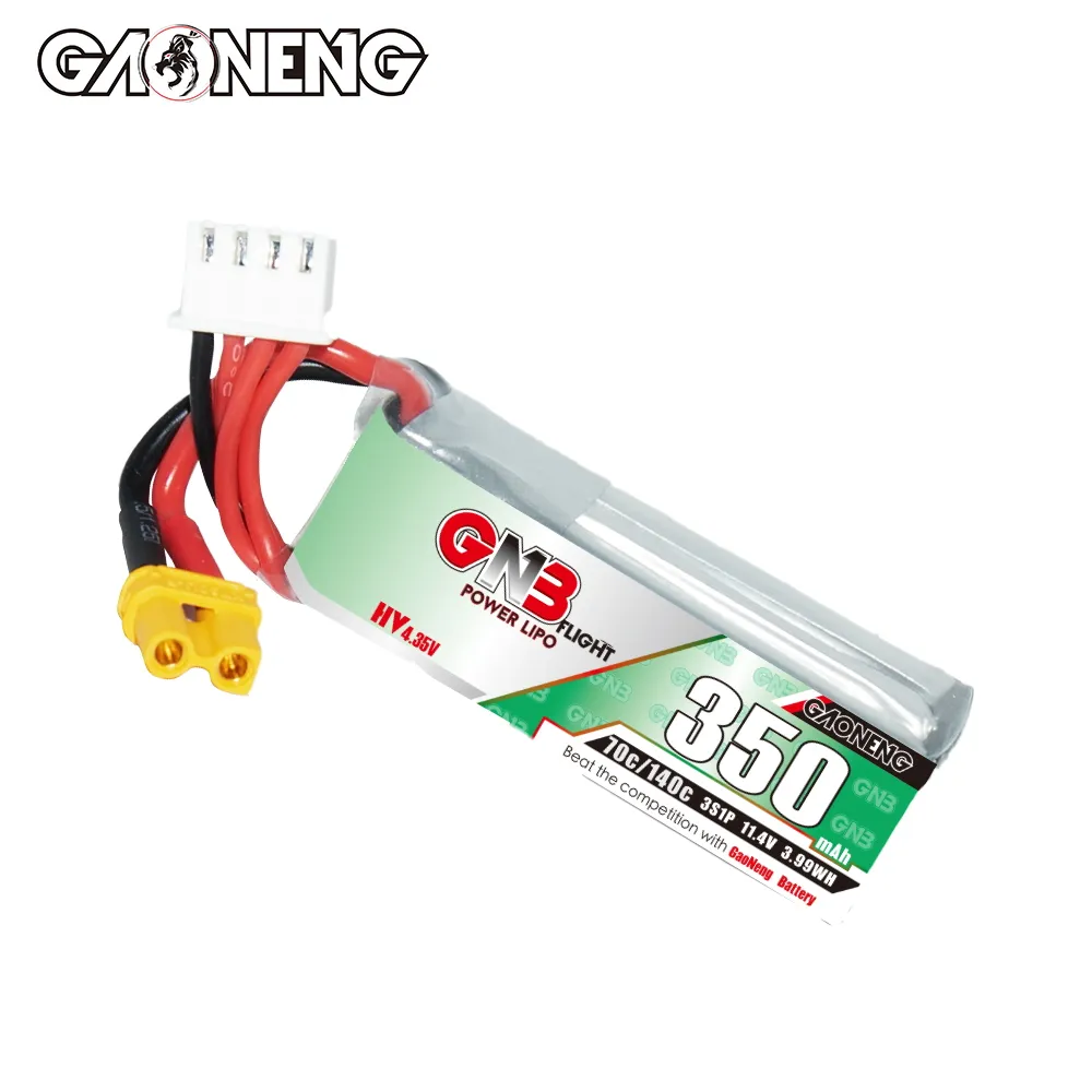 Gaoneng GNB 350mAh 3S 70C LiPo - Walksnail Avatar Hd Goggles X recension och pris