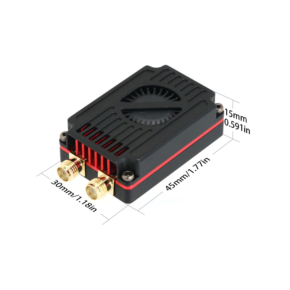 RUSHFPV 5.8G 2.5W VTX 4.9G 8+4 - Rushfpv Rush Max Solo 5.8G 2.5W Vtx recension och pris