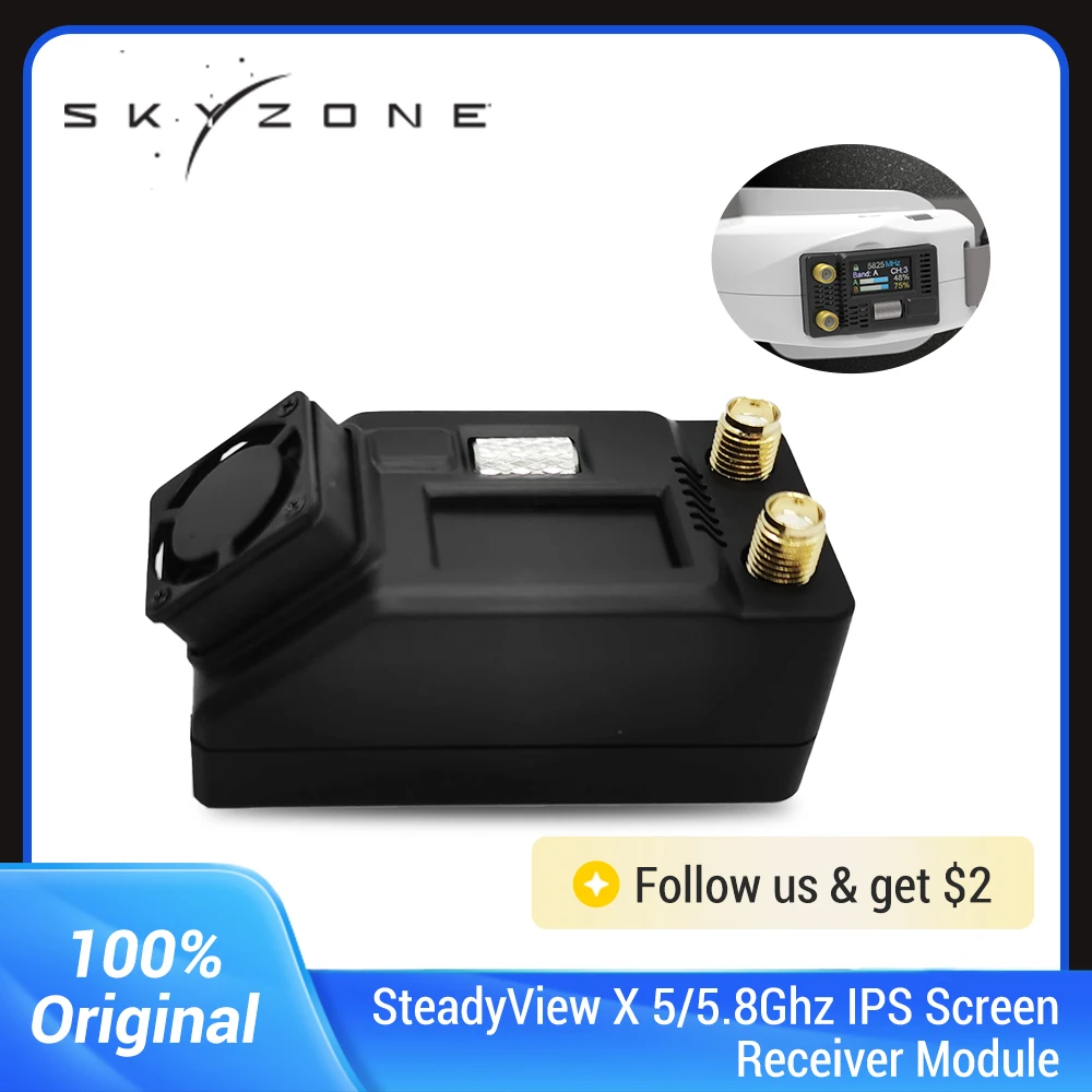 Skyzone SteadyView X 5Ghz 5.8G - Skyzone Steadyview X Receiver Module recension och pris