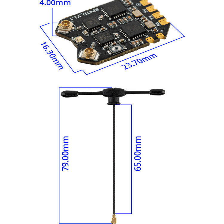 RadioMaster RP4TD ExpressLRS 2 - Foxeer Reaper Extreme 2.5W Vtx recension och pris