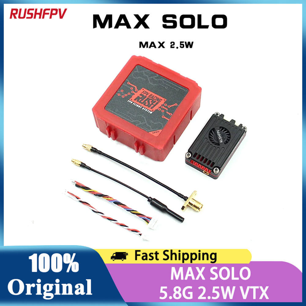 RUSHFPV RUSH MAX SOLO 5.8GHz 2 - Rushfpv Rush Max Solo 5.8G 2.5W Vtx recension och pris