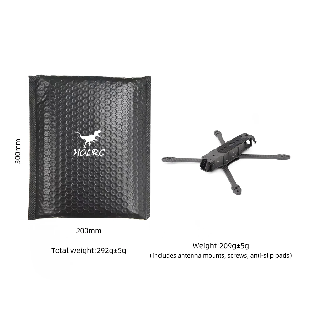 HGLRC MY7 7 Inch Carbon Fiber  - Geprc Rad Vtx 5.8G 2.5W recension och pris