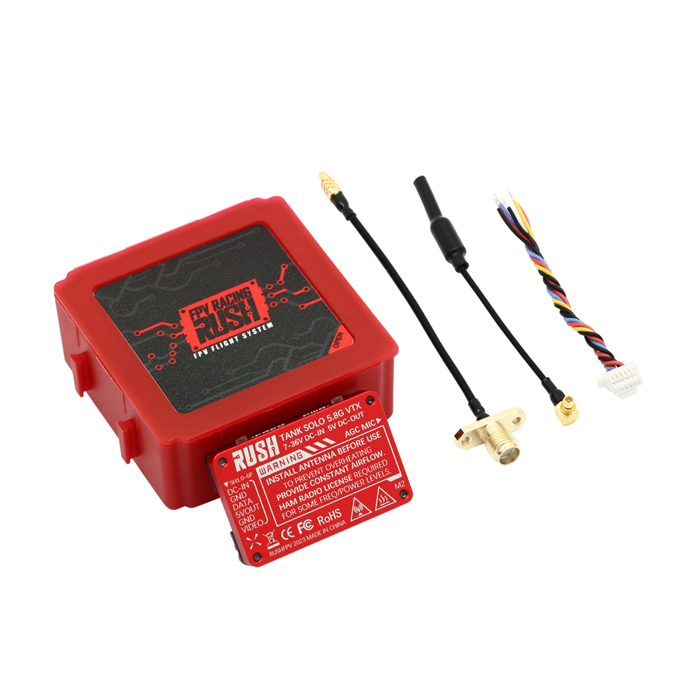 RUSH Solo Tank 5.8G VTX Video  - Foxeer Reaper Extreme 2.5W Vtx recension och pris